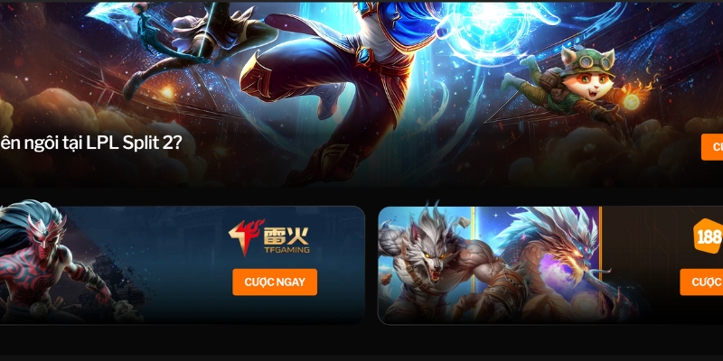 188Bet cho phép cá cược trực tiếp