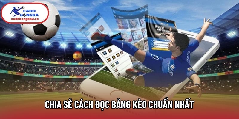 Chia sẻ cách đọc bảng kèo chuẩn nhất