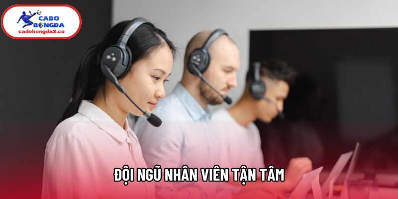 Đội ngũ nhân viên tận tâm Đội ngũ nhân viên tận tâm