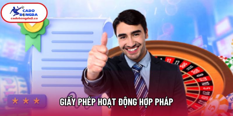 Giấy phép hoạt động hợp pháp